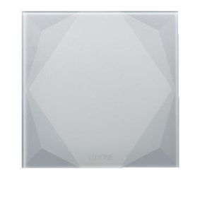 Loxone Touch Surface Taster in Weiß – kapazitiver Glastaster zur unsichtbaren Integration in Möbel oder Oberflächen durch Elektro Maschler