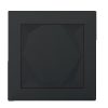 Loxone Touch-Taster in elegantem Anthrazit zur Steuerung von Licht, Beschattung und Audio im modernen Smart Home