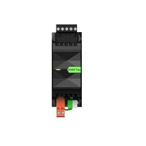 Kompakter Loxone RGBW 24V Dimmer Tree zur Ansteuerung von RGBW-LEDs im Smart Home – mit Tree-Anschluss für nahtlose Integration