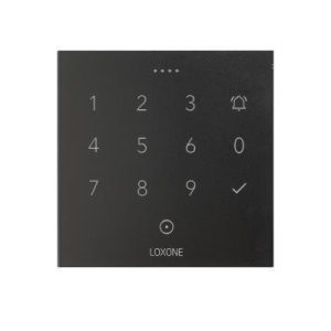 Produktfoto des Loxone NFC Code Touch Gen. 2 in Anthrazit – intelligentes Zutrittssystem für Smart Homes von Elektro Maschler