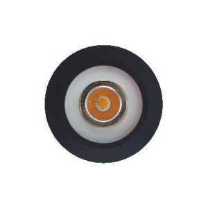 Loxone LED Spot RGBW in Anthrazit – moderne Einbauleuchte für intelligente Lichtsteuerung mit warmweißem und farbigem Licht, ideal für Smart Homes, installiert durch Elektro Maschler