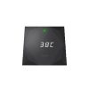 Loxone Touch Nightlight in Anthrazit mit digitaler Temperaturanzeige – intelligente Nachttischsteuerung mit Smart Home Integration von Elektro Maschler