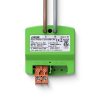 Rückseite des Loxone Nano Motor Controller Air mit Anschlussklemmen und integrierter Beschriftung