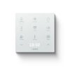Loxone Touch Pure Flex Air in Weiß mit frei belegbaren Tasten und LED-Display zur Steuerung von Licht, Klima, Audio und weiteren Smart Home Funktionen