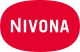 Logo der Marke Nivona mit weißer Schrift auf rotem, abgerundeten Hintergrund.